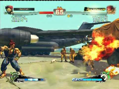 SSF4 AE : online_gamer79 (evil ryu) vs x_lxGHOSTx_lx (akuma) part1