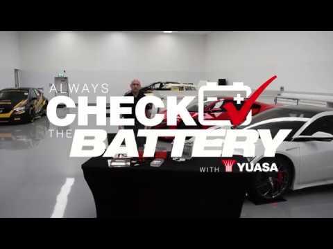 Yuasa's Always Check The Battery Guide for workshops