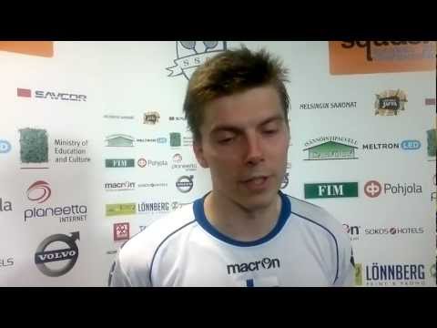 EICC2012 Janne Järvinen FIN:"Hauska päästä vähä vanhemmallakin iällä maajoukkueeseen"