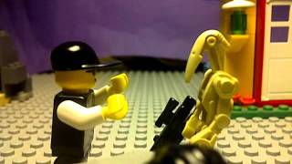 Lego The Battle Droid Walks Through the Neighborhood Part 2