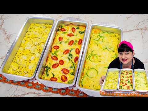 QUICHE SEM MASSA: 3 OPÇÕES DE SABORES DESSA RECEITA FÁCIL E DELICIOSA QUE VAI TE SURPREENDER!