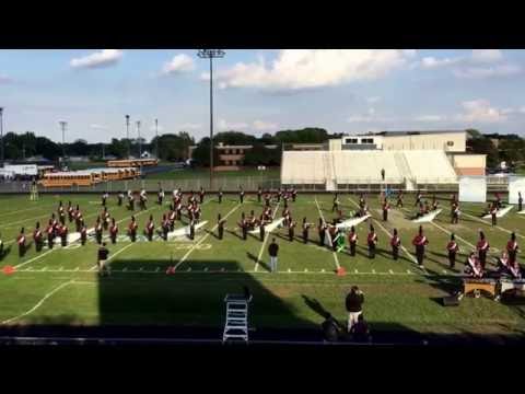 IVC Marching Grey Ghosts "In the Cloud" performance. Limestone 10.1.16