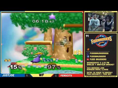 SSBM Ferocitii vs JustJoe  FuddBrudders 91