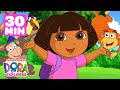 Dora S Rainforest Rescues Adventures 30 Minute Compilation Dora The Explorer