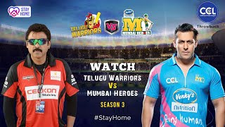Telugu Warriors Vs Mumbai Heroes - Season 3 #Throwback