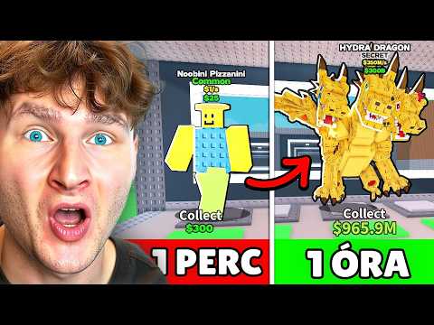 1 Órás Steal A Brainrot Trade Kihívás Egyetlen NOOBINIVEL..🤯