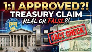 🏦 Final Piece in Place? Claims of U.S. Treasury Approval for 1:1 — What's Verified🏦RV 🔊 Iraqi Dinar