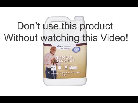 RV Roof refinish with Dicor Fiberglass Roof Paint