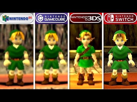 The Legend of Zelda Ocarina of Time | N64 vs GameCube vs 3DS vs Switch | Graphics Comparison