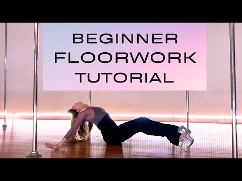 FLOORWORK COMBO FOR BEGINNERS || Floorwork For Pole Dance Tutorial