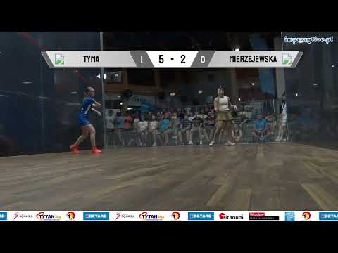 Karina Tyma - Natalia Mierzejewska BETARD Indywidualne Mistrzostwa Polski w Squasha 2023