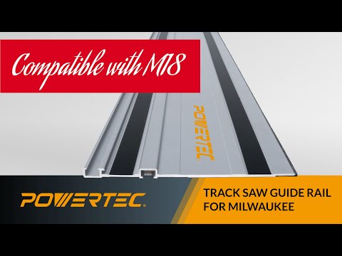 Track Saw Guide Rail for Milwaukee Track Saws (Supports M18 Anti Tip Feature) #woodworking #oem