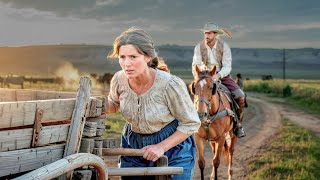 Pregnant Woman Was Pulling Heavy Wagon Alone, Until Wealthy Cowboy Offered Her His Heart