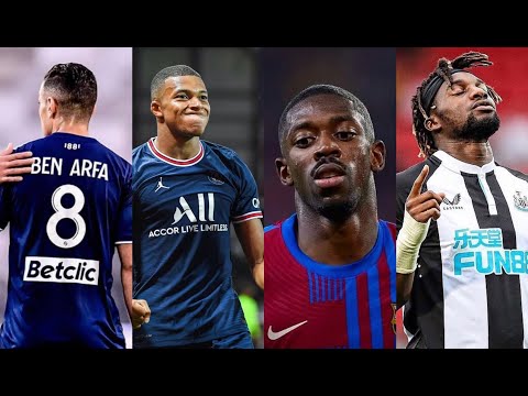 Les 4 meilleurs dribbleur Français (Ben Arfa, Mbappé, Dembélé, Saint Maximin)