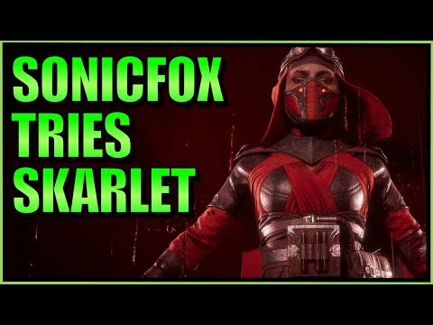 SonicFox - Learning Skarlet Vs Deoxys 【Mortal Kombat 11】