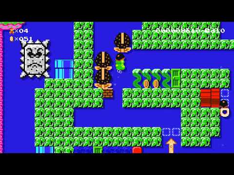 Super Mario Maker 2 - Story Mode - Sea of Sorrow (Frog Cap Unlock)