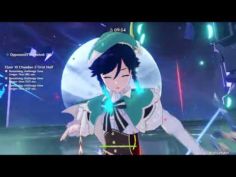 Spiral Abyss Floor 10 Chamber 3 First Half Clear | Genshin Impact