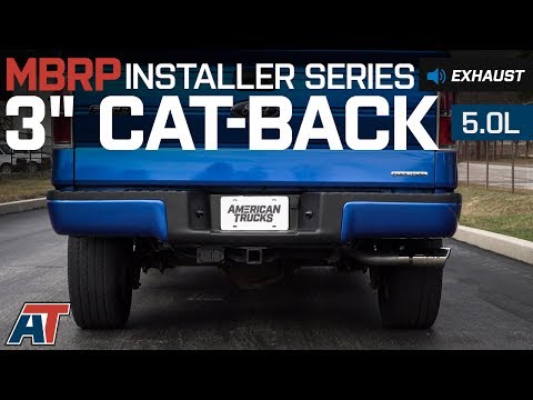 2011-2014 F150 MBRP Installer Series 3" Cat-Back Exhaust 5.0L Sound Clip & Install