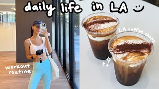 weekly vlog 🍑 my fitness journey, strength training, productive lifestyle, one month left in LA