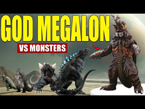 Megalon VS All Monsters | 3D Monsters Size Comparsion 2025