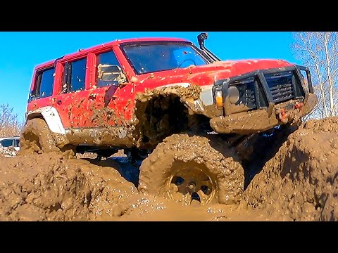 Nissan Patrol vs Ford Raptor – RC Cars MUD OFF Road 4x4