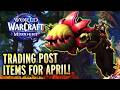 FULL PREVIEW April Trading Post! World of Warcraft Midnight