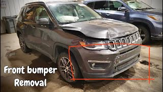Front Bumper Removal on a 2017-2021 Jeep Compass