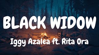 Iggy Azalea - Black Widow ft. Rita Ora | lyrics #lyrics #viral #blackwidow #iggyazalea #ritaora