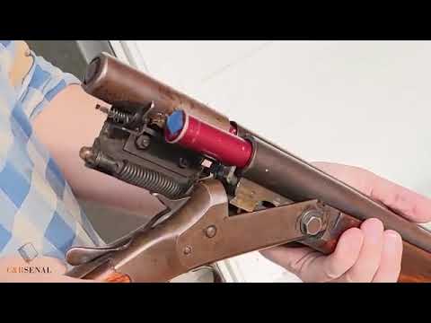 Необычный механизм перезарядки ружья