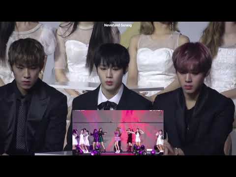 181220 Wanna one (Woojin, sungwoon, jihoon) reaction to (G)I-DLE | KPMA 2018 | LATATA