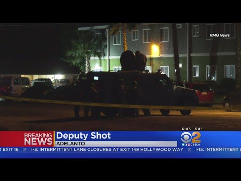 Deputy Shot After Hearing Gunfire At Adelanto Apartment Complex