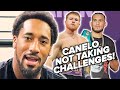 Demetrius Andrade SLAMS canelo on not challenging Benavidez + Charlo reaction to press conference