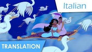 A Whole New World (Italian) Lyrics &amp; Translation