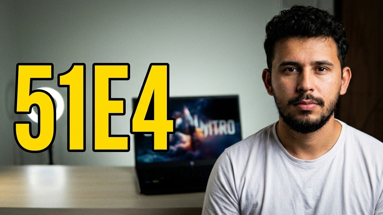 Miniatura da avaliação em vídeo de Acer Nitro V15 ANV15-52-51E4 - Notebook Gamer i5, RTX 4050, 15.6" 165Hz
