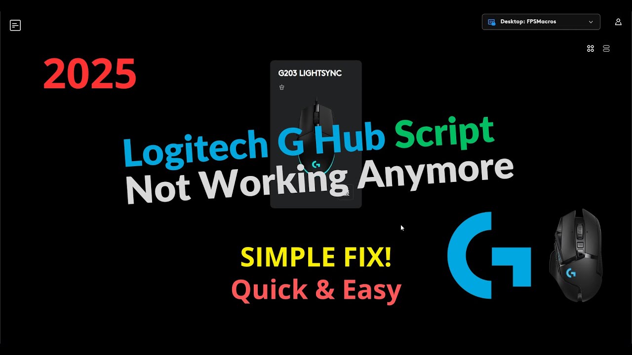 How To Fix Logitech G Hub Script Not Working (No Recoil)