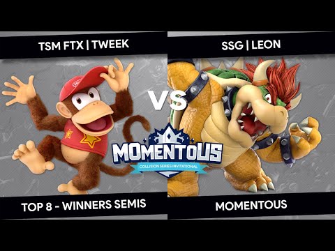 Momentous - TSM FTX Tweek (Diddy Kong) Vs. SSG LeoN (Bowser) - Top 8 - Winners Semis