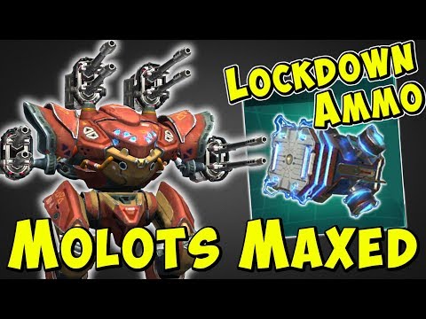 Maxed MOLOT + LOCKDOWN AMMO - Spectre Mk2 War Robots Gameplay WR