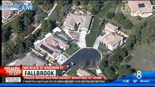 preview picture of video 'Fatal Shooting In Fallbrook (My Live 11am Report) - Feb 11, 2014'