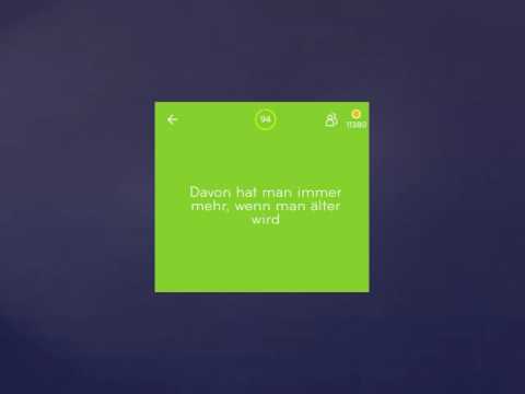 94% Lösung [Davon hat man immer mehr, wenn man älter wird]