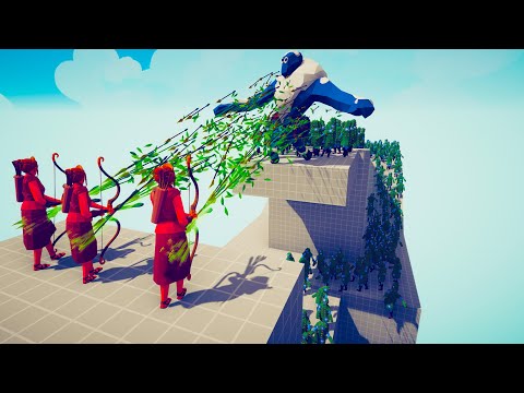 3x ARTEMIS GOD vs ARMY OF UNITS | TABS - Totally Accurate Battle Simulator