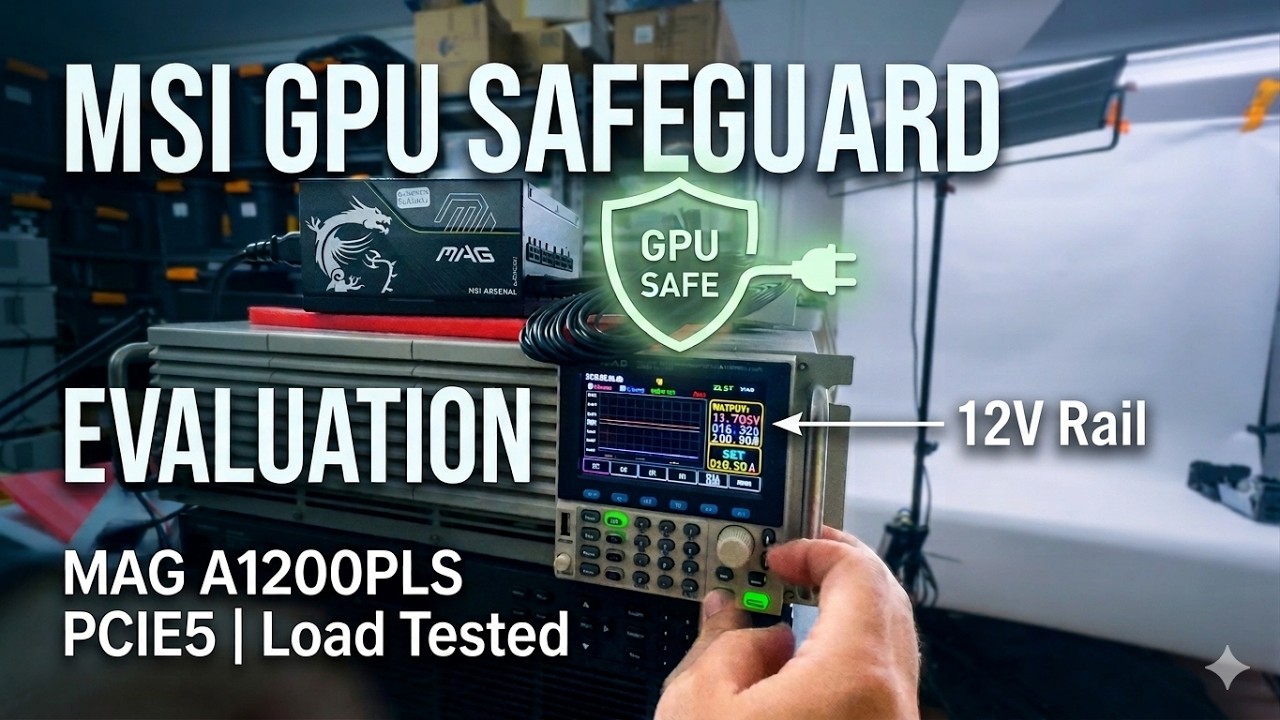 MSI GPU safeguard Evaluation (MAG A1200PLS PCIE5)