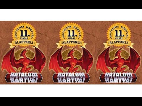 Hatalom Kártya Kártyajáték 11. Kiadású Alappakli Bontogatás (Első Rész) - Riesz Robin