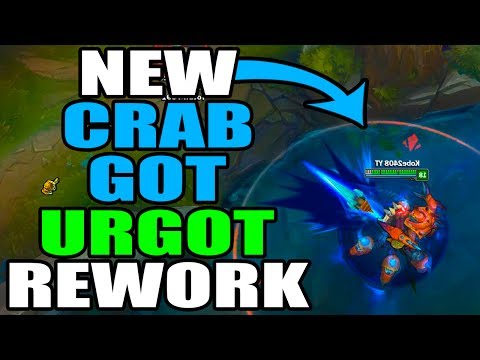 NEW REWORK GIANT ENEMY CRABGOT URGOT SKIN SPOTLIGHT | League of Legends | Kobe LoL