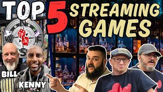 Top 5 Stream Friendly Games With Wizardofmoe Games | WHISKEY WEDNESDAY LIVE @ 8!
