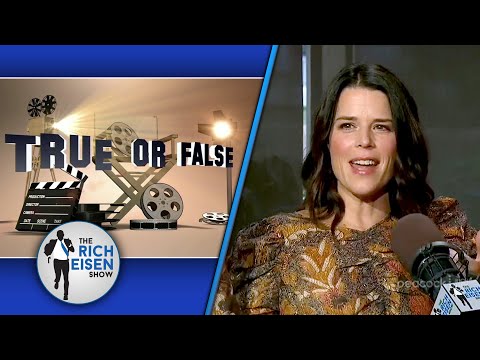 Celebrity True or False - Neve Campbell on Baywatch, Bowie, Rounders, & More! | The Rich Eisen Show
