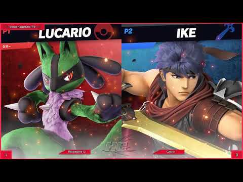 Smash Academy 19 WQF Bo3 Blacktwins13 Lucario vs Grape SnakeIke