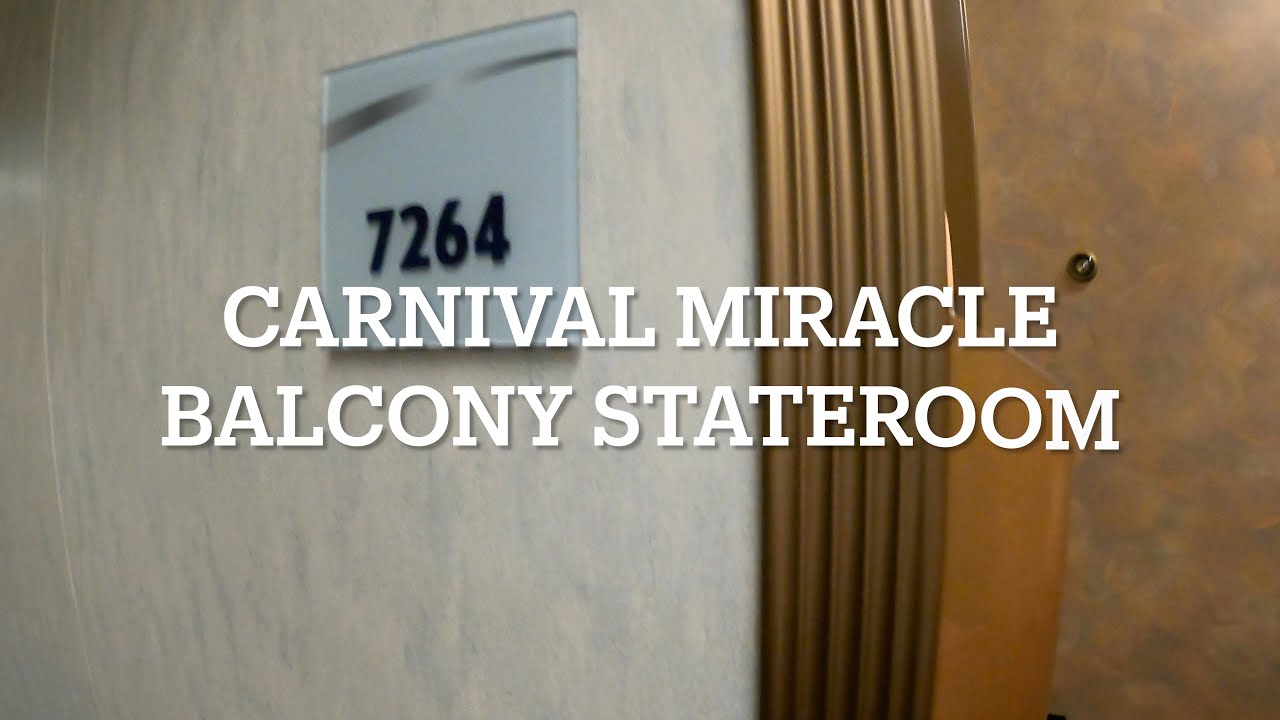 Carnival Miracle - Cabin 7264 - Video 1