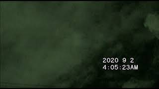 2020年9月3日夜明け前に光体が雲の中に・・大阪