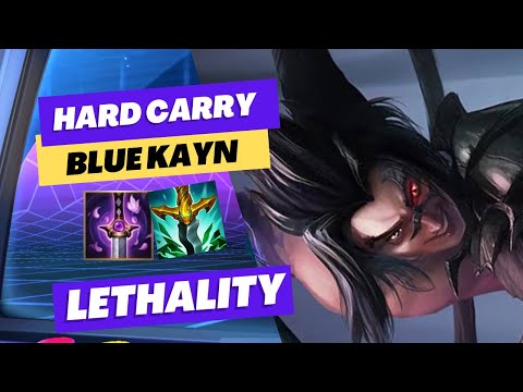 LEGENDARY BLUE KAYN JUNGLE WILD RIFT WITH LETHALITY BUILD