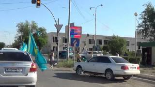 preview picture of video 'ЗКО г.Аксай Автопробег-04.06.2014г'